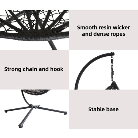 Classic Single Seat Egg Chair - White Colour image 9