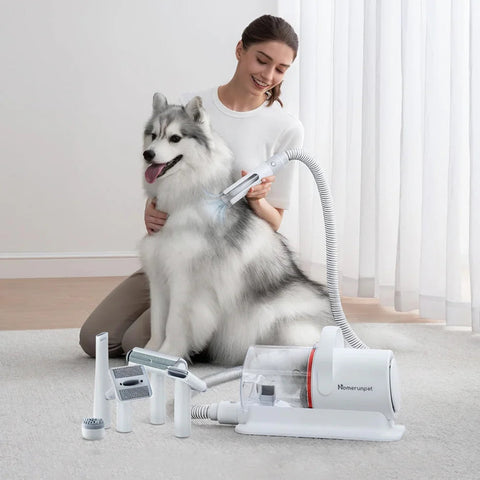 Homerunpet Pet Grooming Kit & Dog Hair Vacuum