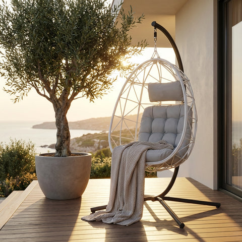 CozyNest Weave Foldable Egg Chair