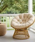 Rotating Papasan Chair with Cushion image 11