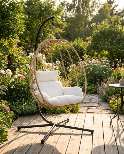 CozyNest Weave Foldable Egg Chair