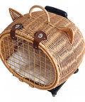 Wicker Cat Carrier Trolley image 11