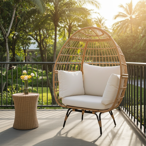 Luxurious Standing Egg Chair + Cushion image 5