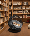 Pet Single Seat Egg Chair Luxury - Black Colour image 5