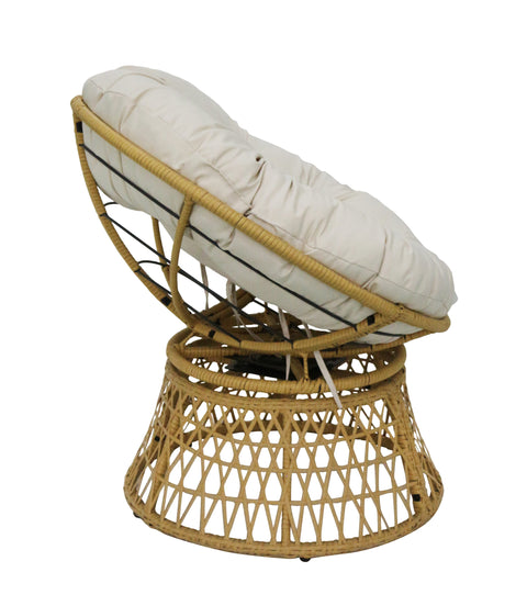 Rotating Papasan Chair with Cushion image 4