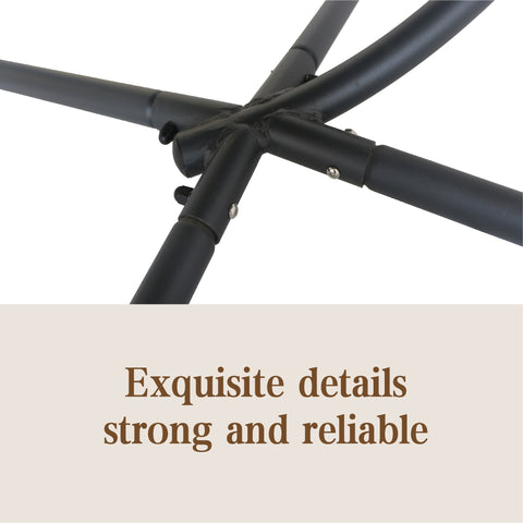 Modern Hanging Egg Chair - Black Colour image 12