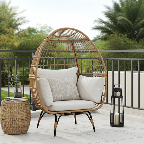 Luxurious Standing Egg Chair + Cushion image 2