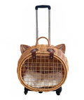 Wicker Cat Carrier Trolley image 10