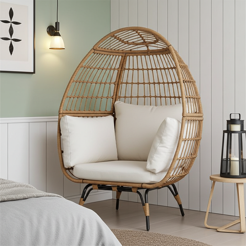 Luxurious Standing Egg Chair + Cushion image 3
