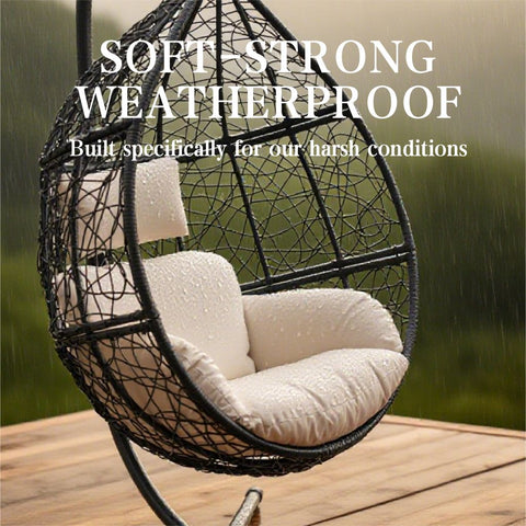 Classic Single Seat Egg Chair - White Colour image 6